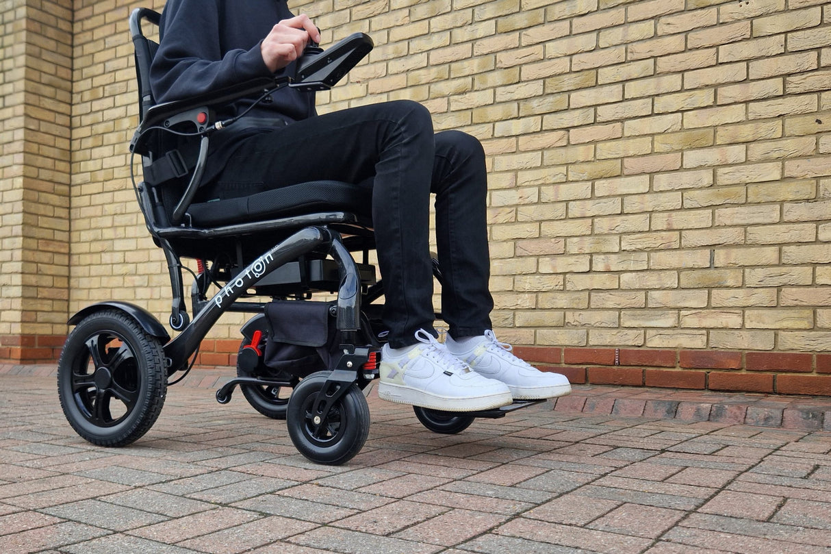 Motion Healthcare Photon Heavy Duty Carbon Fibre Powerchair. 31.5 Stone Weight Limit