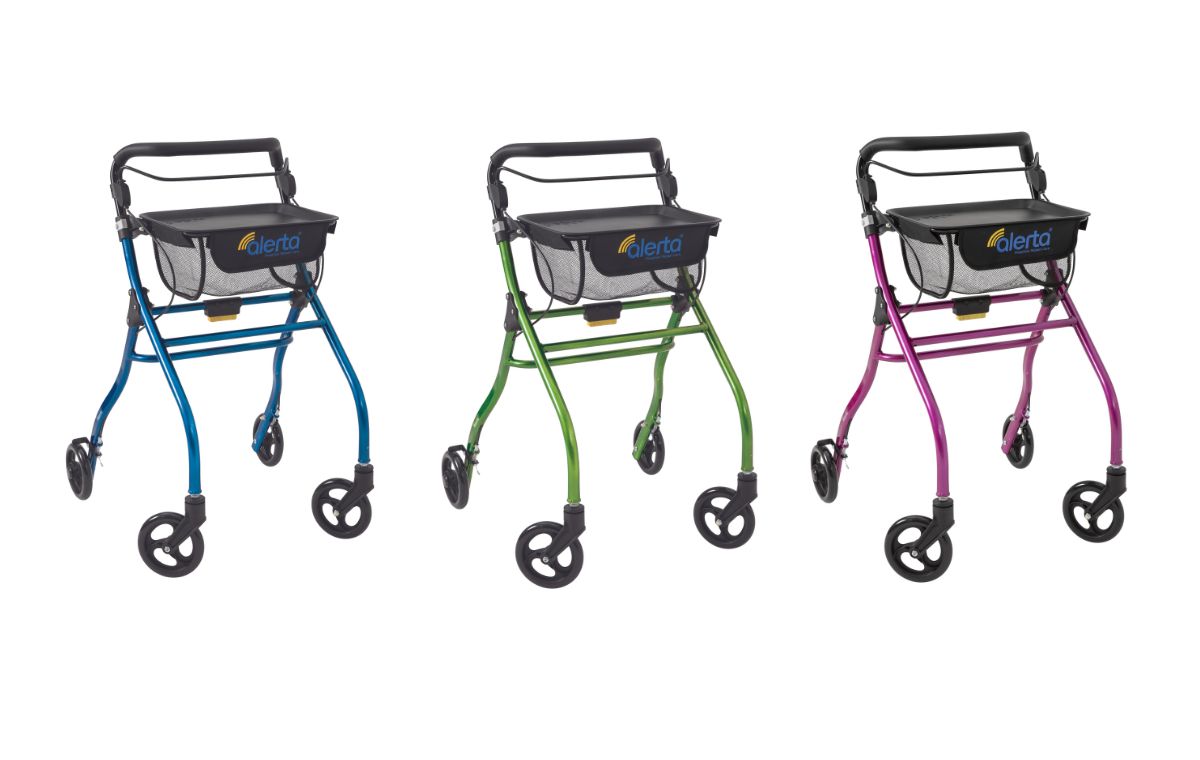 Alerta Four-Wheel Aluminium Indoor Rollator