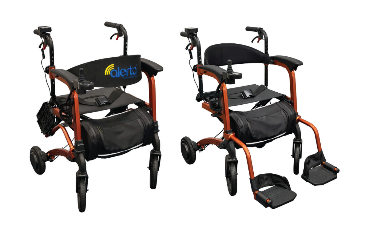 Alerta Powered Rollator. Walk, sit, assist, or be assisted - the choice is always yours!