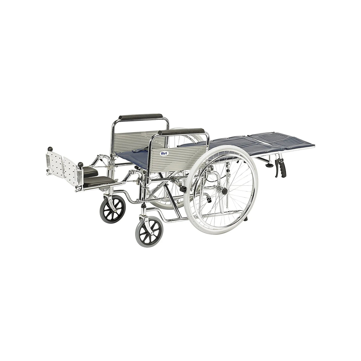 Days Fully Reclining Steel Wheelchair - Quality & Security