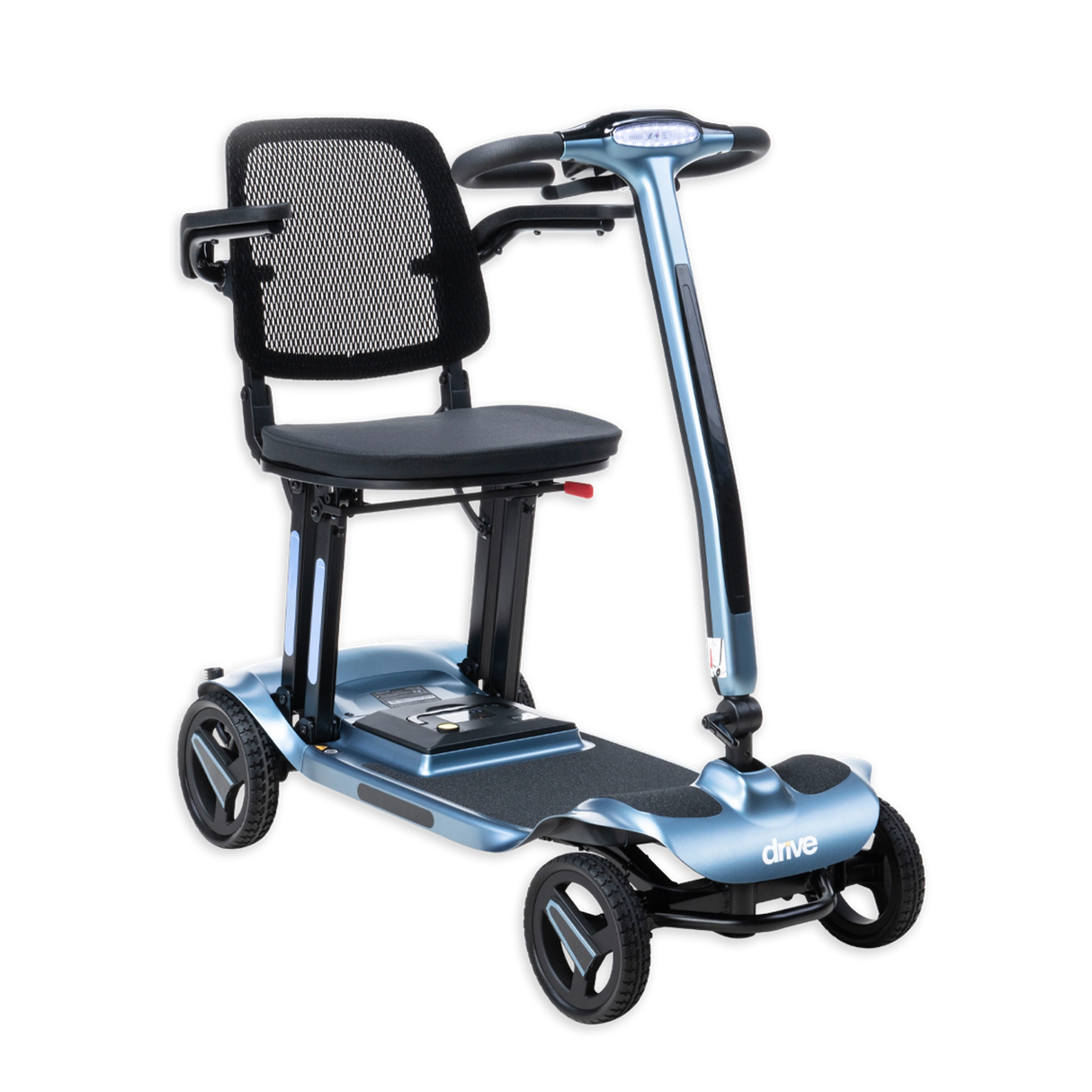 Drive AeroMg Lightweight Folding Mobility Scooter At Just 14.5kg. 5 Year Frame Warranty And Full Charge In Under 3 Hours!