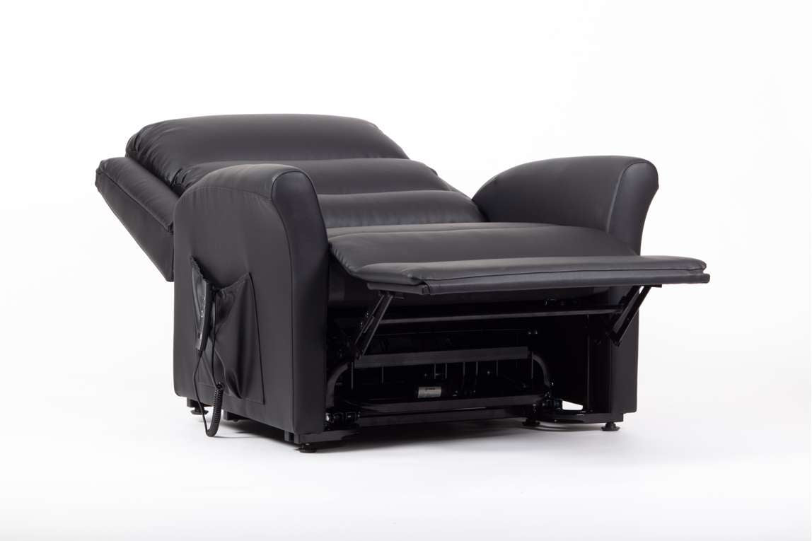 Drive Alaska Extra Large AM-PVC Crib 5 Dual Motor Riser Recliner (Black)