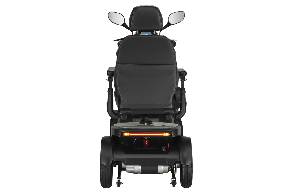 Excel Audax mobility scooter. All new Maxi with 8mph, modern keyless switch, USB charging ports & puncture resistant tires!