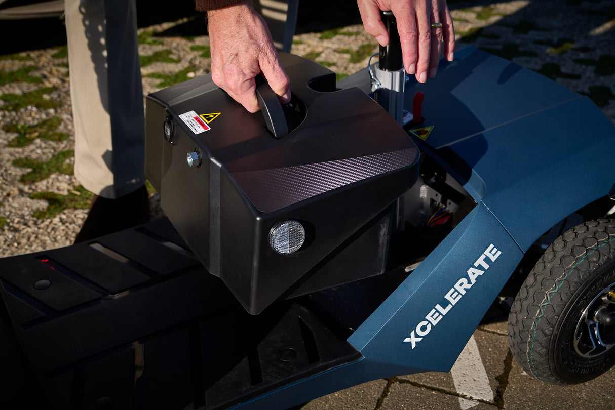 Motion Healthcare Xcelerate 8mph Scooter With A 25 Mile Range!