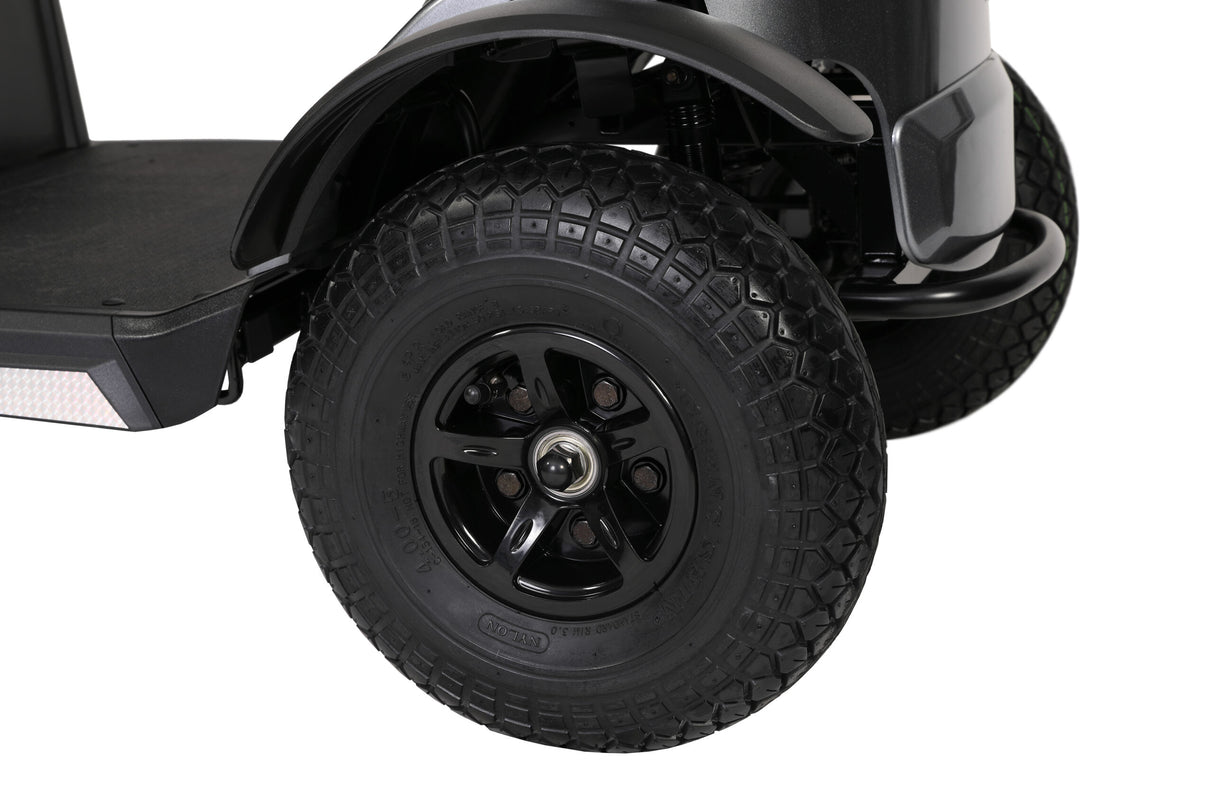 Excel Galaxy II Mobility Scooter. A scooter with extensive experience and excellent driving comfort