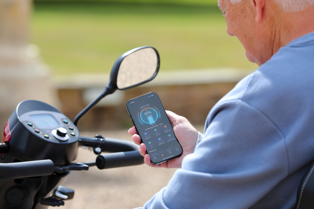 Excel Galaxy Compact EVO Mobility Scooter With Industry leading Smart technology