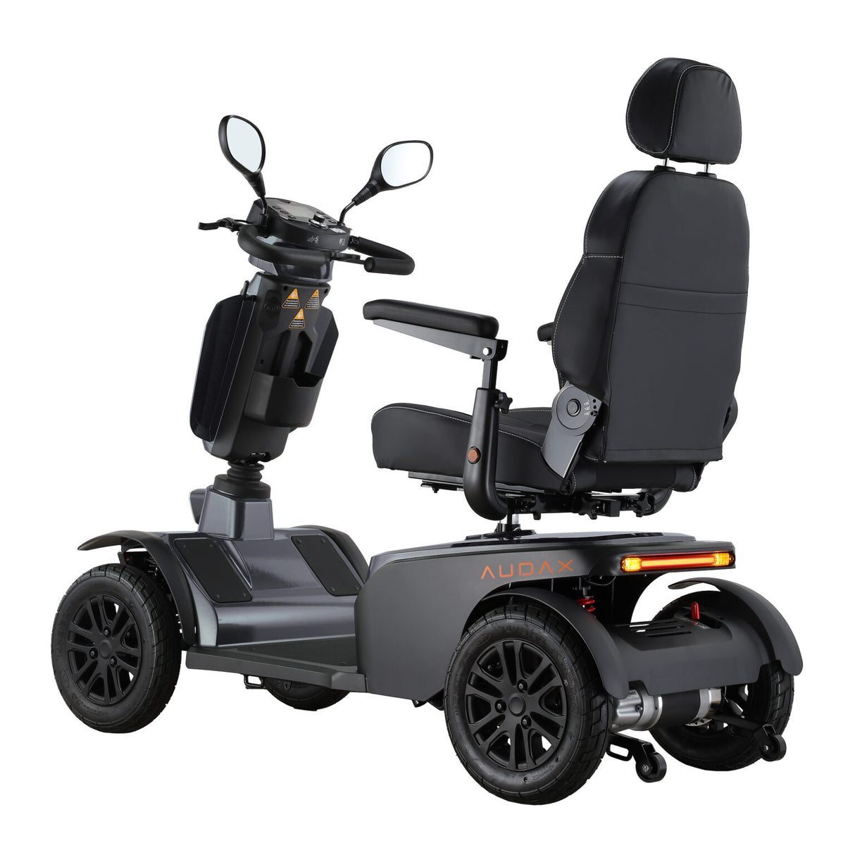 Excel Audax mobility scooter. All new Maxi with 8mph, modern keyless switch, USB charging ports & puncture resistant tires!