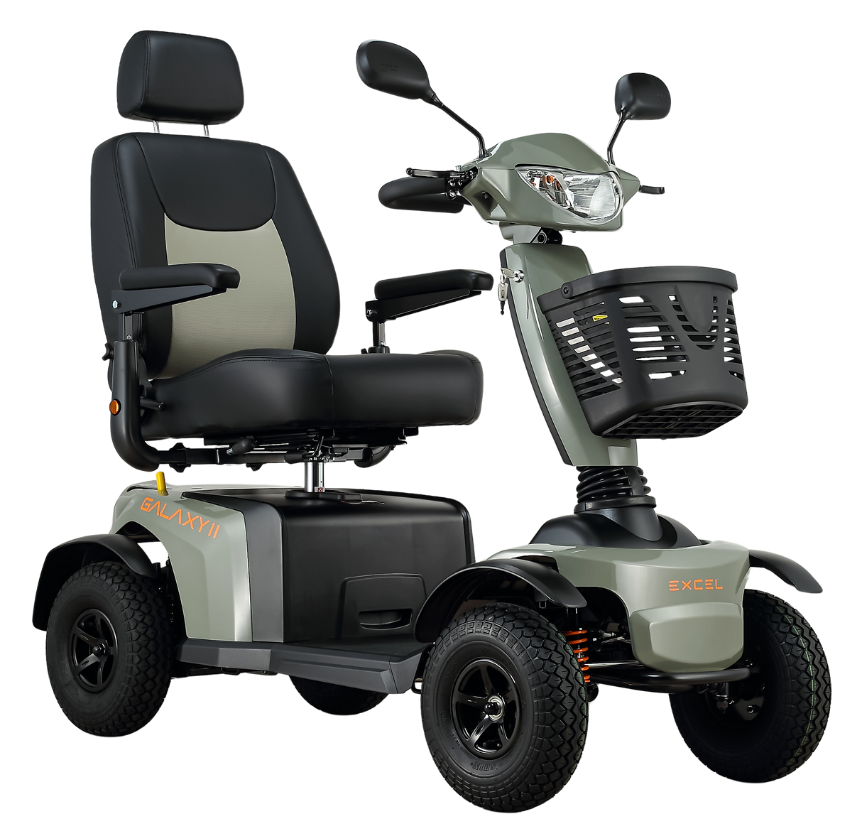 Excel Galaxy II Mobility Scooter. A scooter with extensive experience and excellent driving comfort