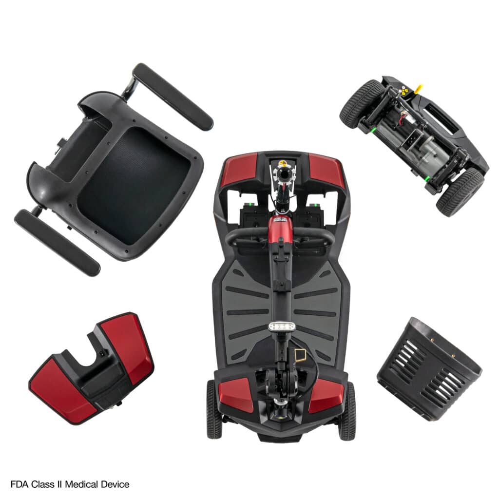Pride GoGo® Endurance AL + Mobility Scooter with EZ Turn Technology