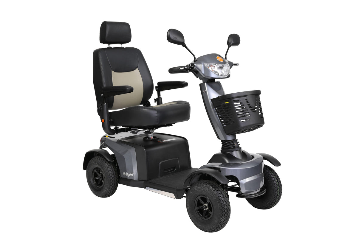Excel Galaxy II Mobility Scooter. A scooter with extensive experience and excellent driving comfort