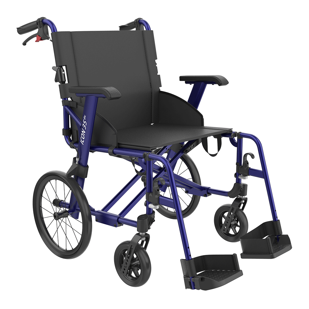 Rehahsense ICON 35 BX Transport Wheelchair. Only 8.2kg!