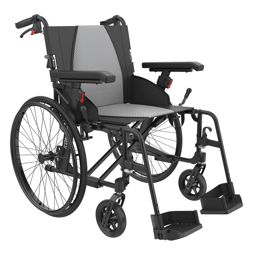 Rehahsense ICON 35 LX Ultra-lightweight & Transportable Self-Propelled Luxury Wheelchair. Only 9.0kg!