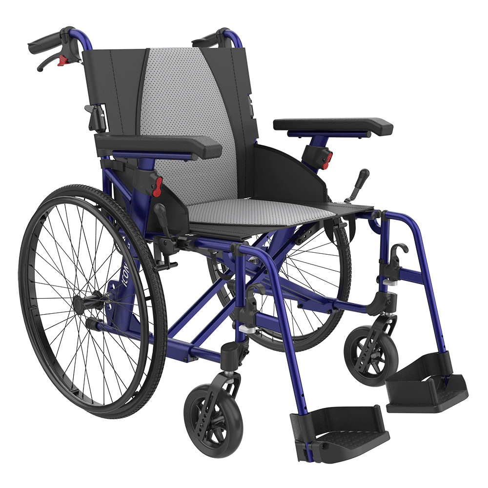 Rehahsense ICON 35 LX Ultra-lightweight & Transportable Self-Propelled Luxury Wheelchair. Only 9.0kg!