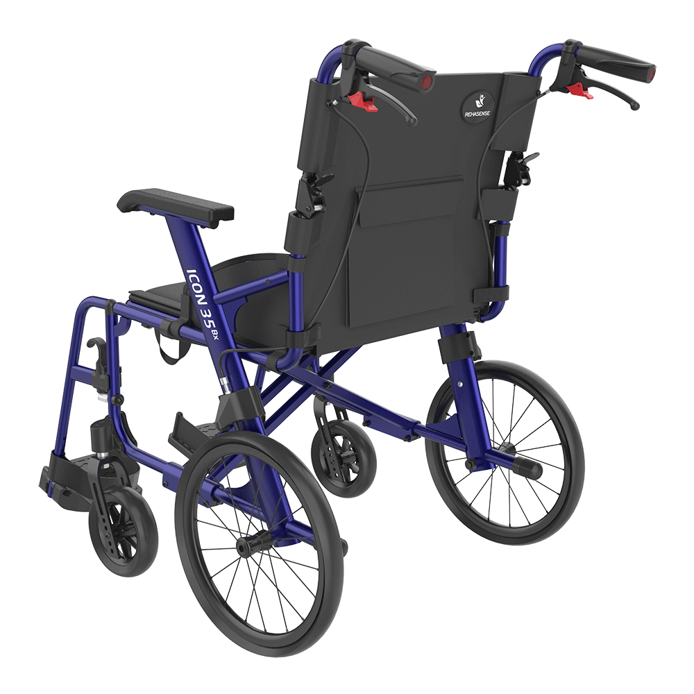 Rehahsense ICON 35 BX Transport Wheelchair. Only 8.2kg!