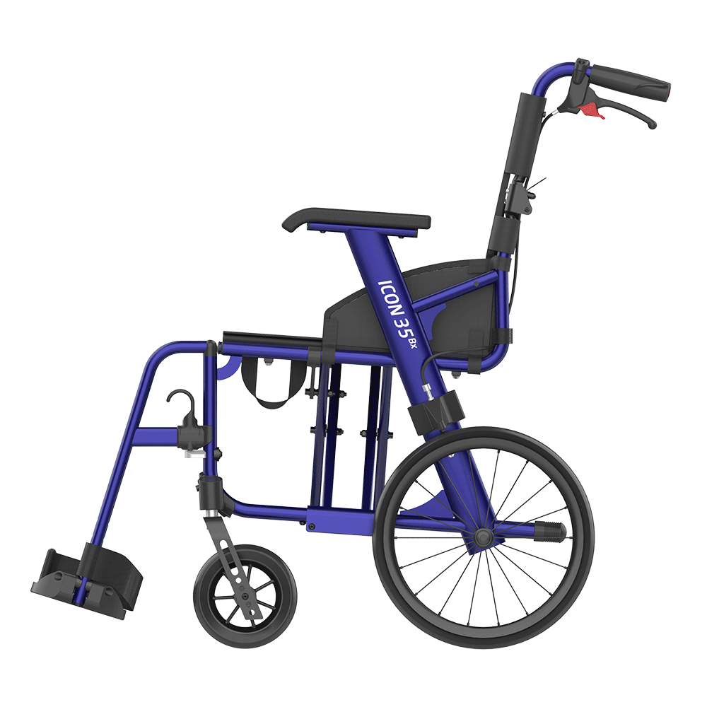 Rehahsense ICON 35 BX Transport Wheelchair. Only 8.2kg!