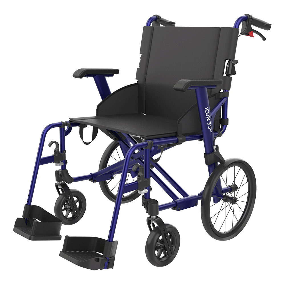 Rehahsense ICON 35 BX Transport Wheelchair. Only 8.2kg!