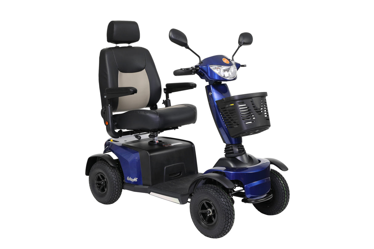 Excel Galaxy II Mobility Scooter. A scooter with extensive experience and excellent driving comfort