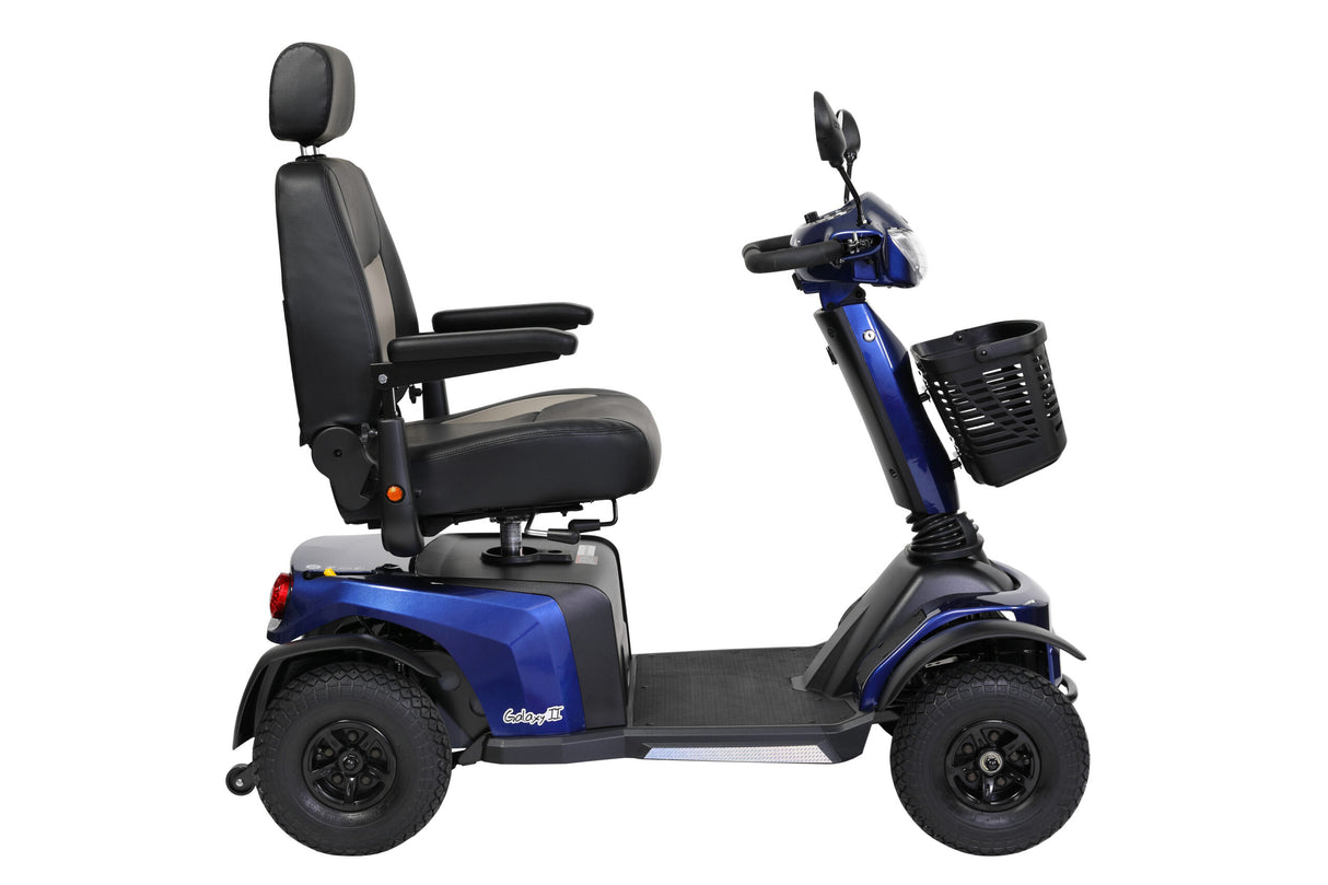 Excel Galaxy II Mobility Scooter. A scooter with extensive experience and excellent driving comfort