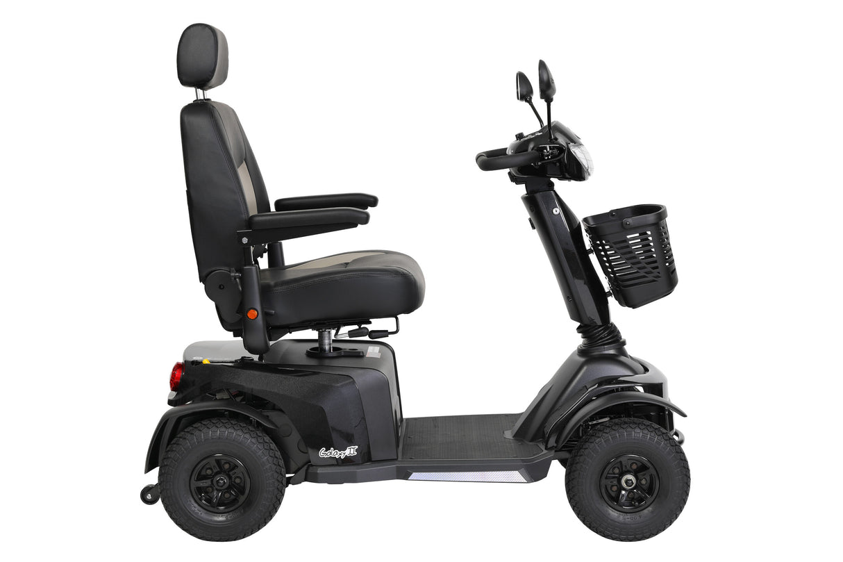 Excel Galaxy II Mobility Scooter. A scooter with extensive experience and excellent driving comfort
