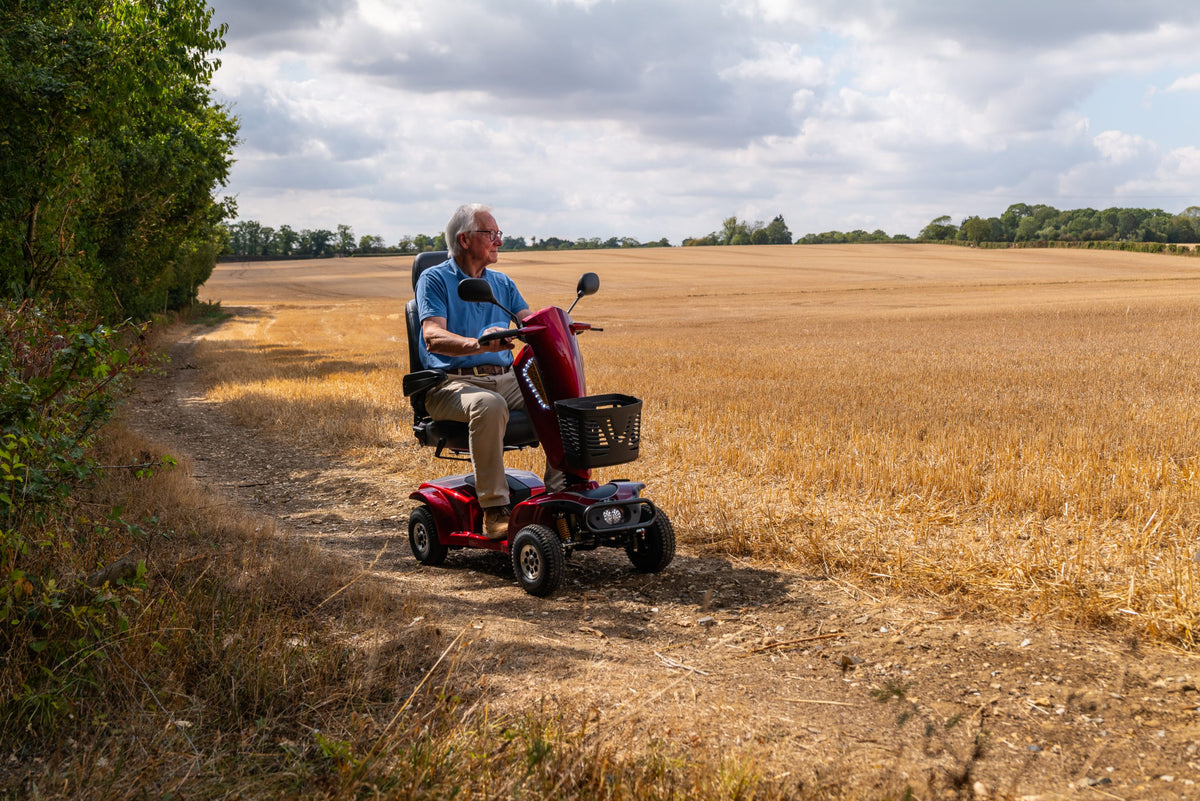 Motion Healthcare Xpedition Mobility Scooter. Speeds up to 8mph and 25 mile range!