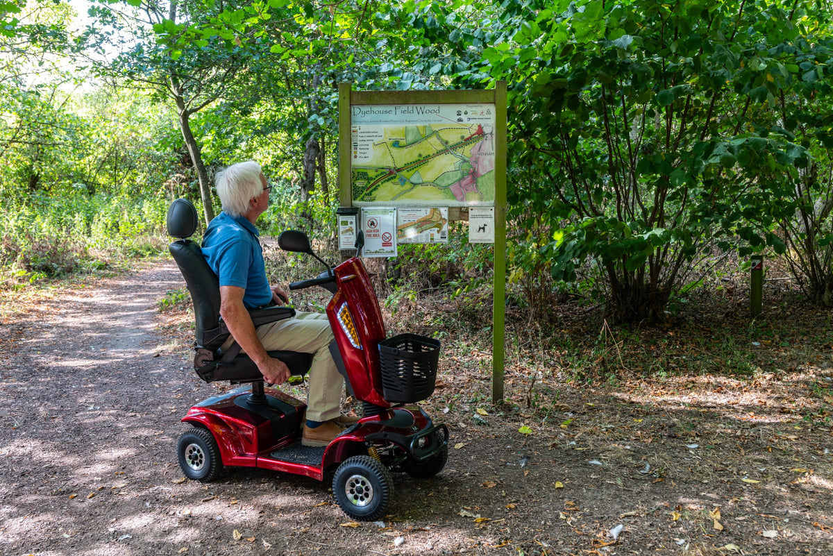 Motion Healthcare Xpedition Mobility Scooter. Speeds up to 8mph and 25 mile range!
