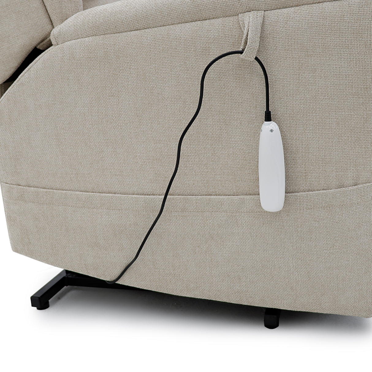 Motion Healthcare Sanford Wall Hugger Rise and Recline Chair. Optional Heat and Massage Upgrade