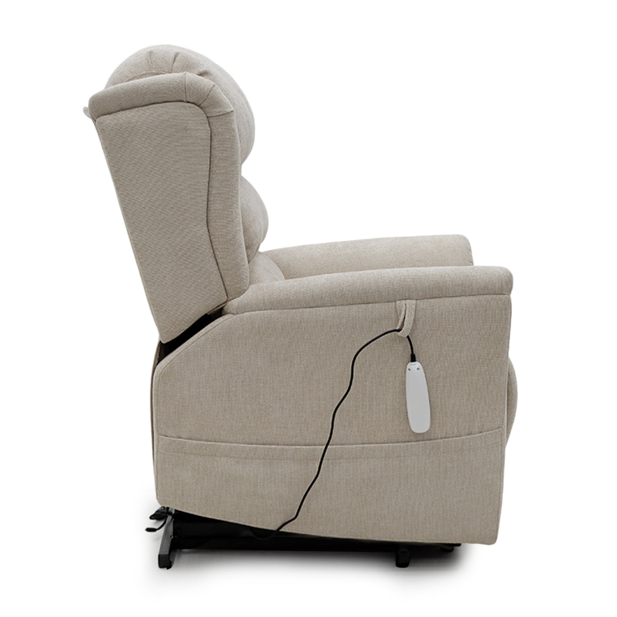 Motion Healthcare Sanford Wall Hugger Rise and Recline Chair. Optional Heat and Massage Upgrade
