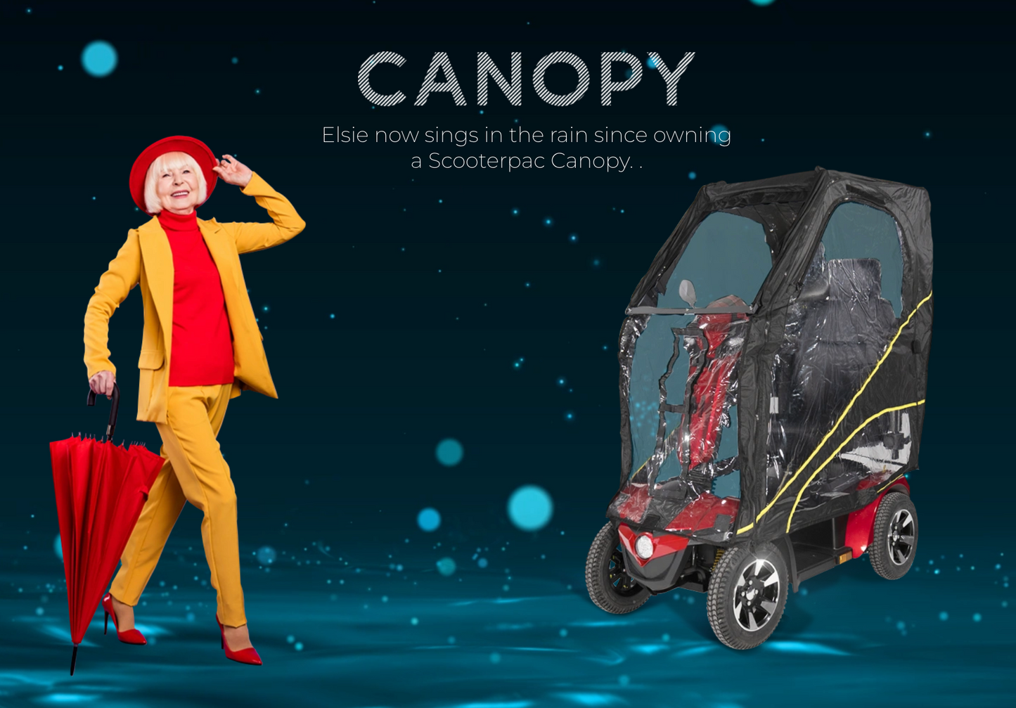 Scooterpac Canopy for Mobility Scooters