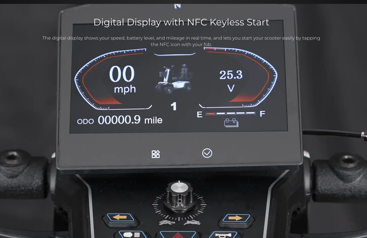 Scooterpac Savvy Defender Mobility Scooter. Optional Hard Top Cover