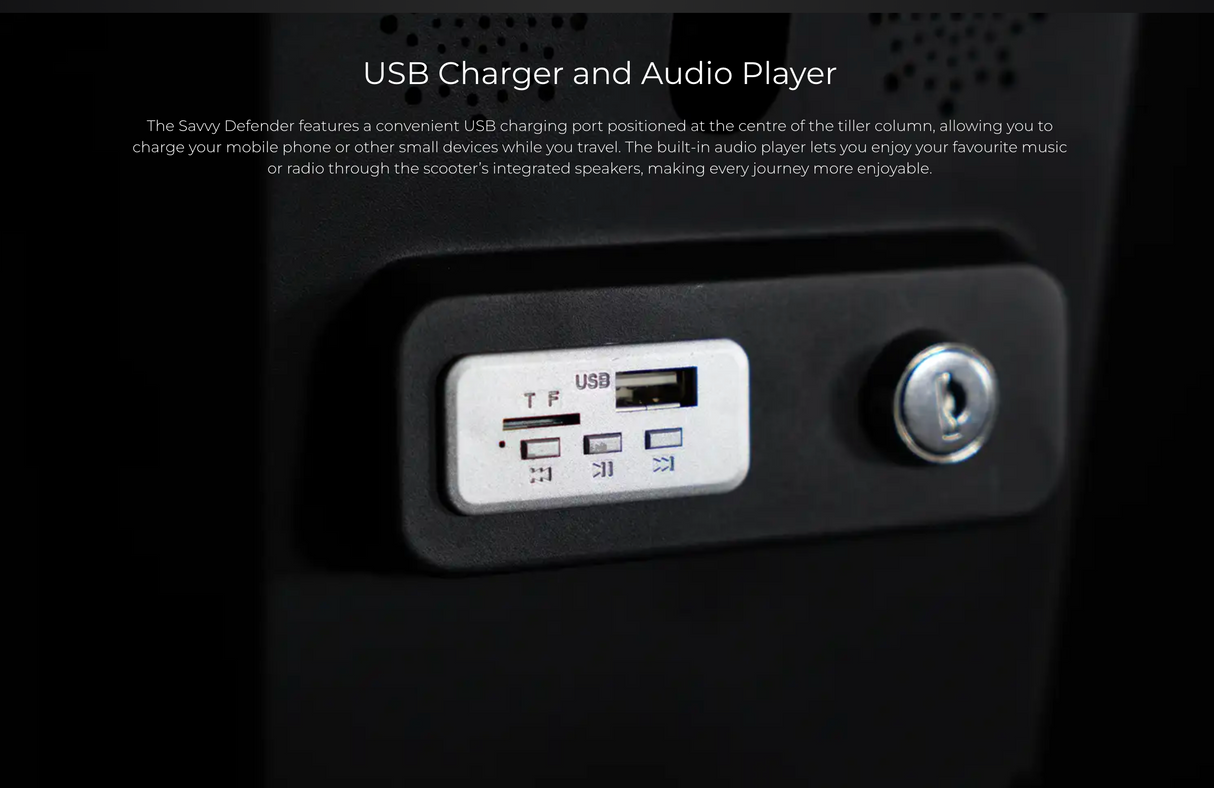 Scooterpac Savvy Defender Mobility Scooter. Optional Hard Top Cover