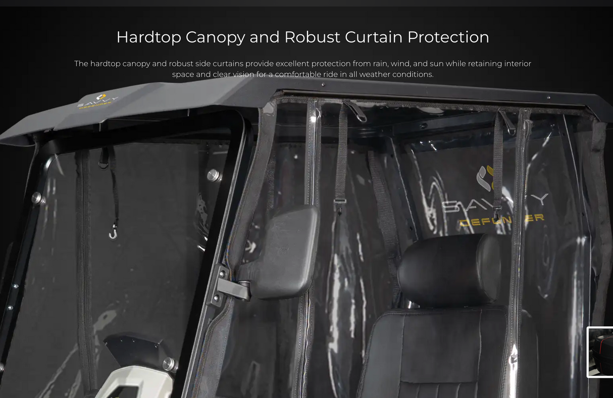 Scooterpac Savvy Defender Mobility Scooter. Optional Hard Top Cover