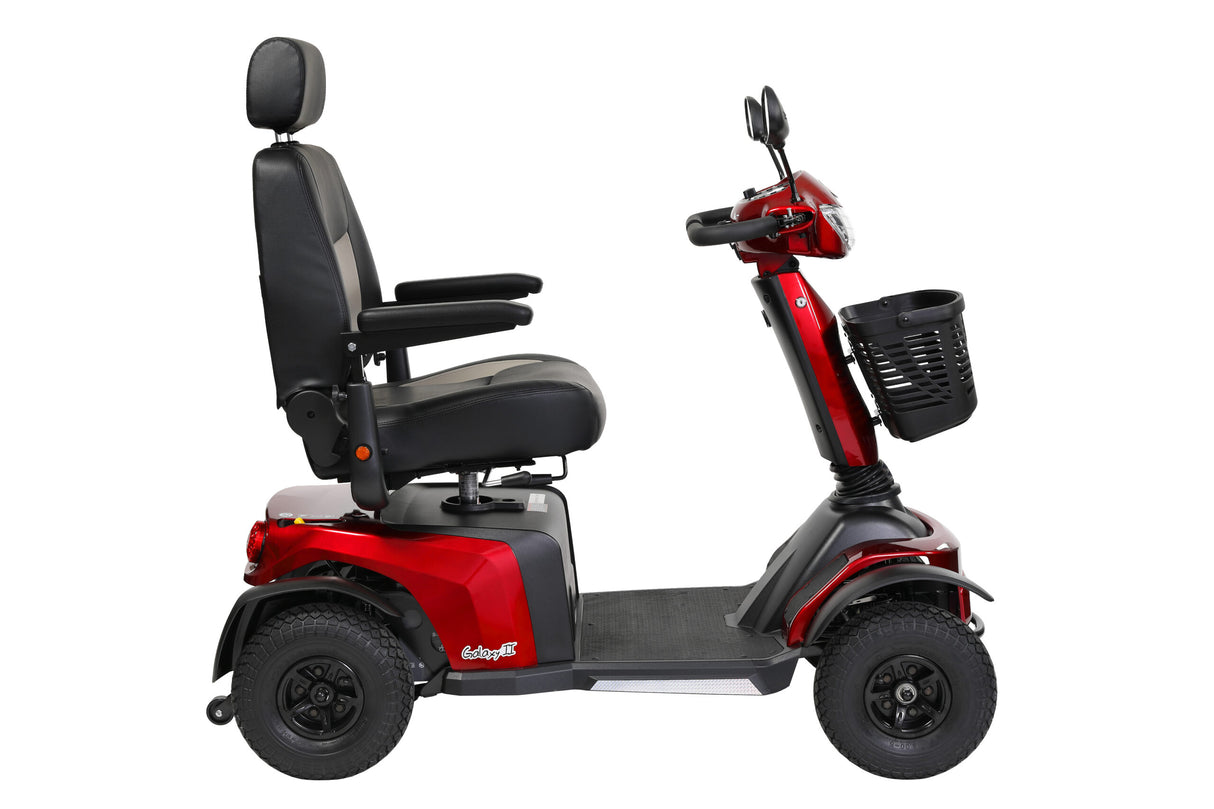 Excel Galaxy II Mobility Scooter. A scooter with extensive experience and excellent driving comfort