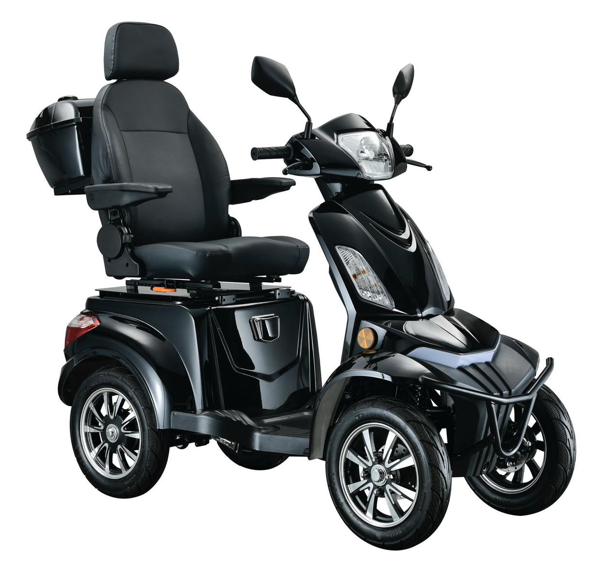 SwiftRide Heavy Duty 8mph Mobility Scooter with Captain Seat