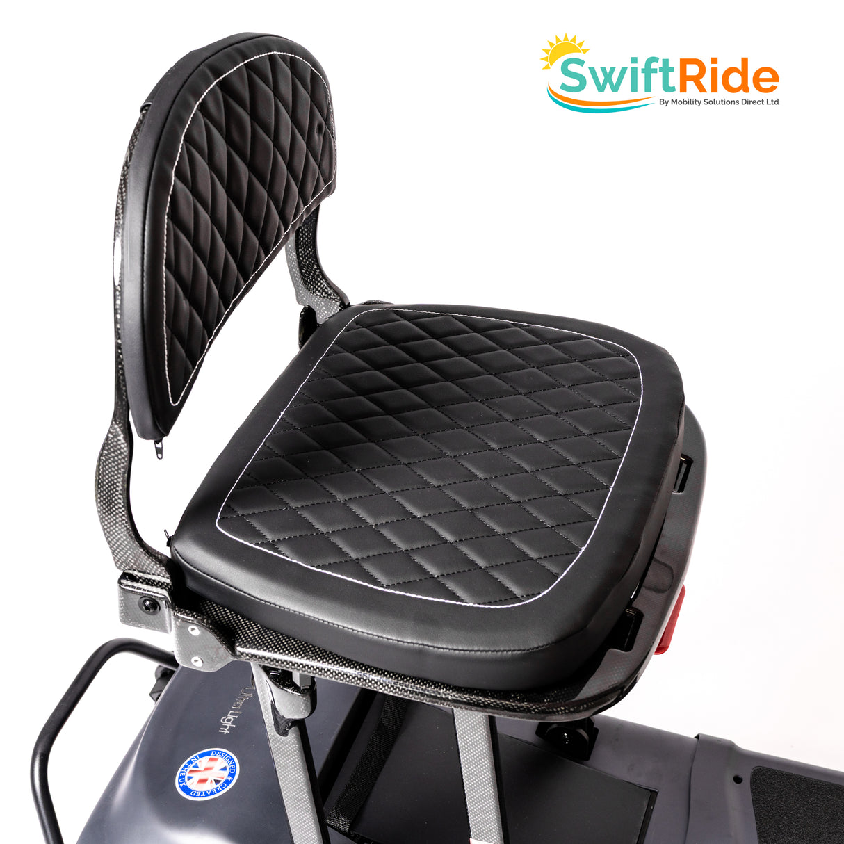 SwiftRide Ultralight Folding Mobility Scooter. Only 12Kg! Carbon Fibre & Magnesium Alloy Making It One of the Lightest Scooters On The Market!