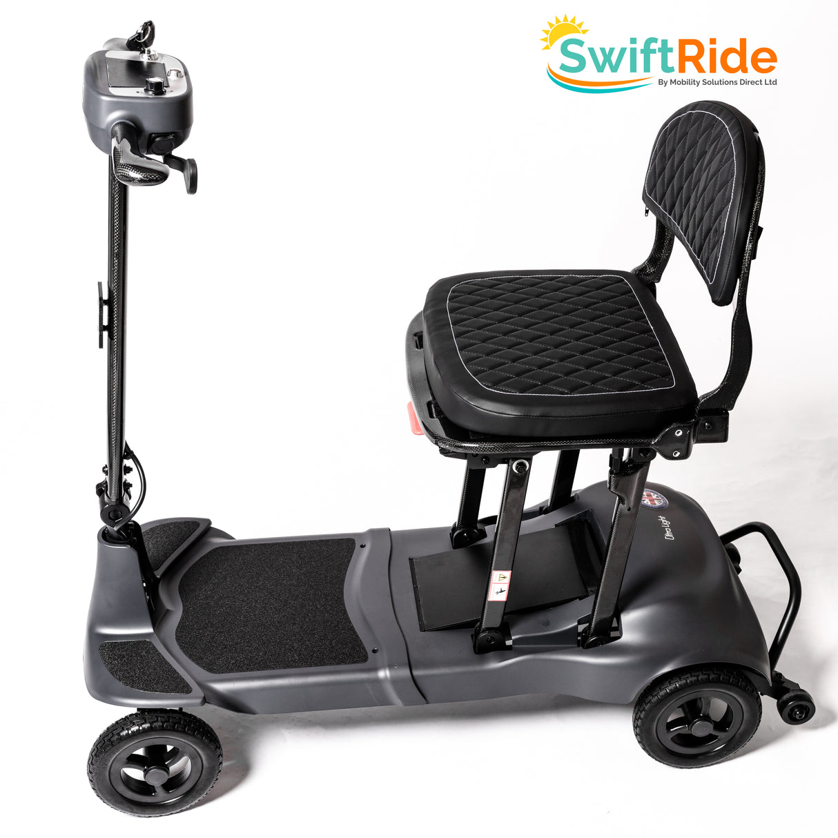 SwiftRide Ultralight Folding Mobility Scooter. Only 12Kg! Carbon Fibre & Magnesium Alloy Making It One of the Lightest Scooters On The Market!