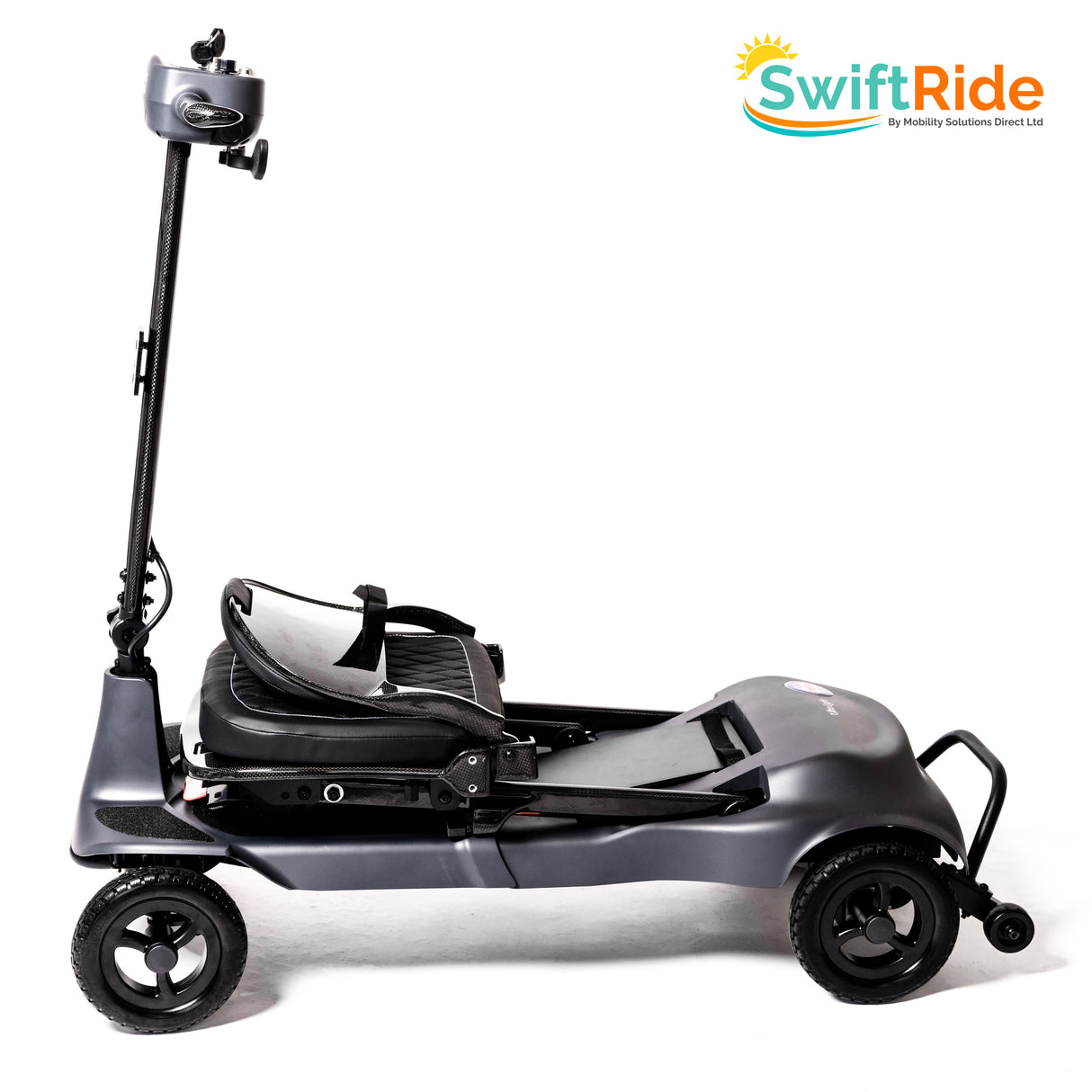 SwiftRide Ultralight Folding Mobility Scooter. Only 12Kg! Carbon Fibre & Magnesium Alloy Making It One of the Lightest Scooters On The Market!