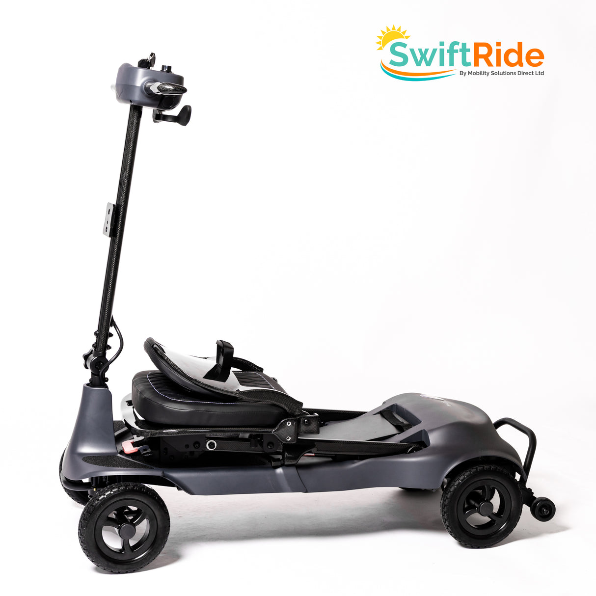 SwiftRide Ultralight Folding Mobility Scooter. Only 12Kg! Carbon Fibre & Magnesium Alloy Making It One of the Lightest Scooters On The Market!