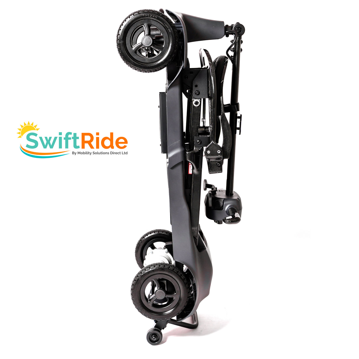 SwiftRide Ultralight Folding Mobility Scooter. Only 12Kg! Carbon Fibre & Magnesium Alloy Making It One of the Lightest Scooters On The Market!