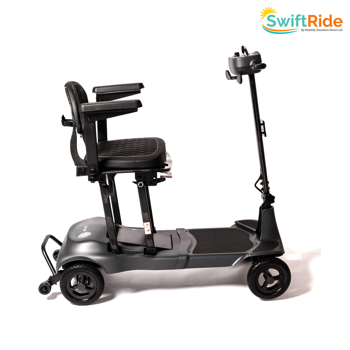 SwiftRide Ultralight Folding Mobility Scooter. Only 12Kg! Carbon Fibre & Magnesium Alloy Making It One of the Lightest Scooters On The Market!