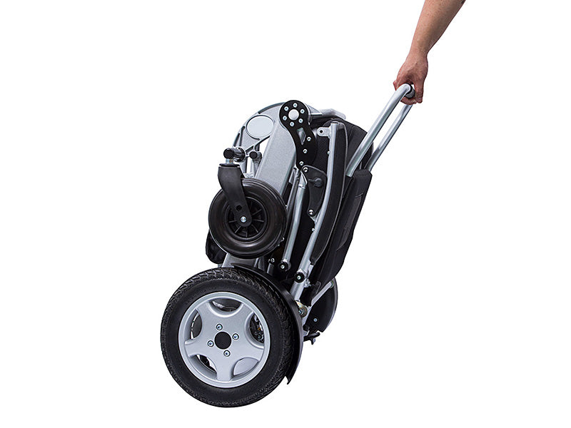 Freedom Chair Series 8 A08L by e-goes. 12.5" Drive Wheels / 250W Motors / 25 Stone User Weight