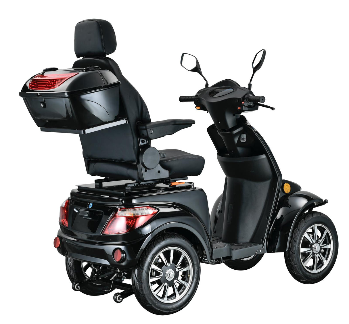 SwiftRide Heavy Duty 8mph Mobility Scooter with Captain Seat