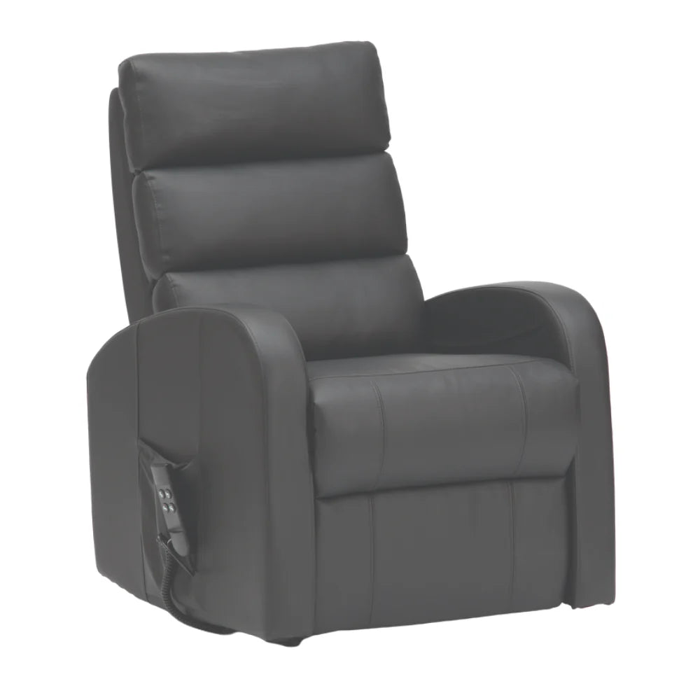 Drive DeVilbiss Three Tier Back PU Dual Motor Rise And Recline Chair. Easy To Clean!
