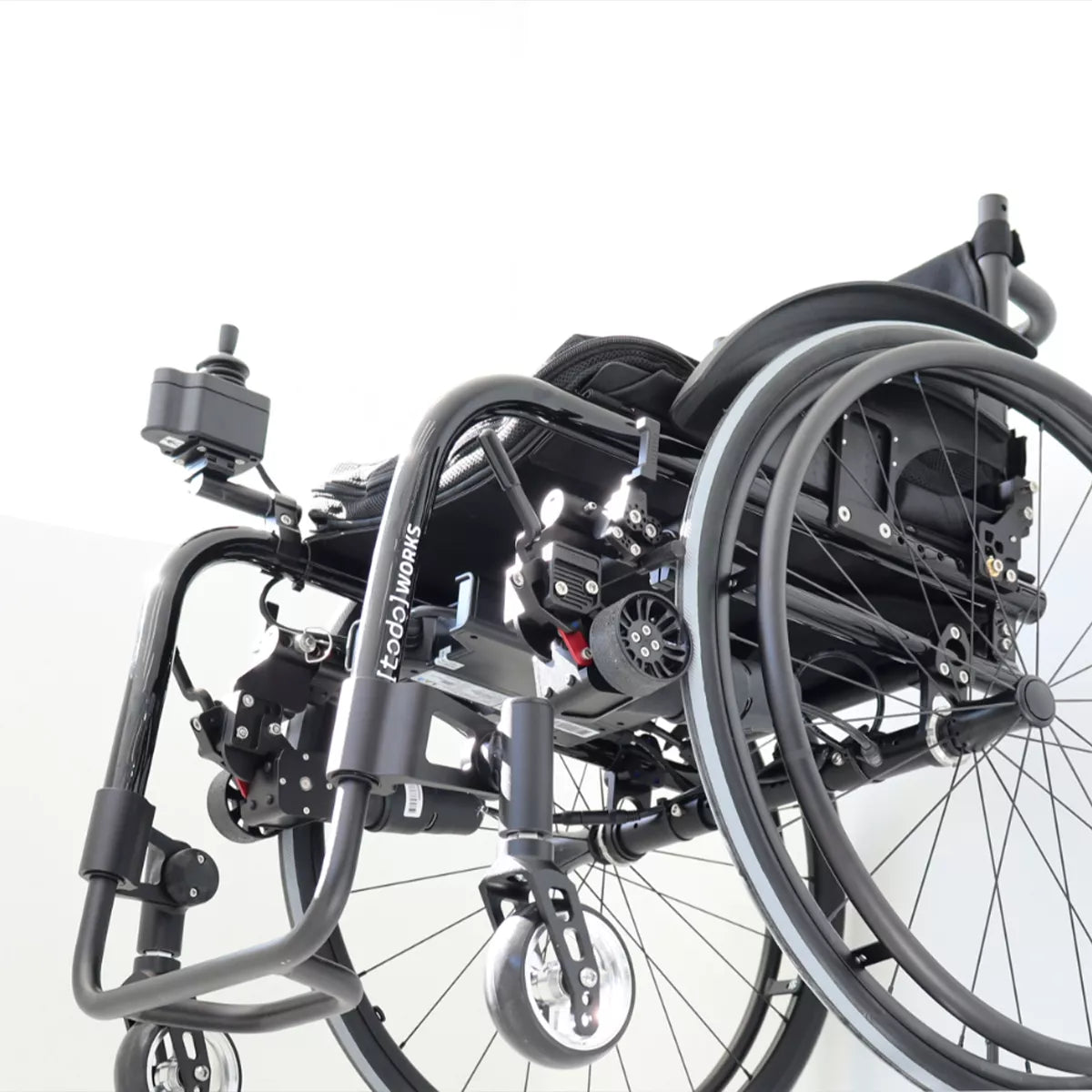 Dash Todo Drive Revolutionary Powered Drive Unit Add-On For Manual Wheelchairs. Wolrd's Lightest Add-On Kit! Adds Power Without Changing Your Chairs Foldability Or Function At Only 5kg!