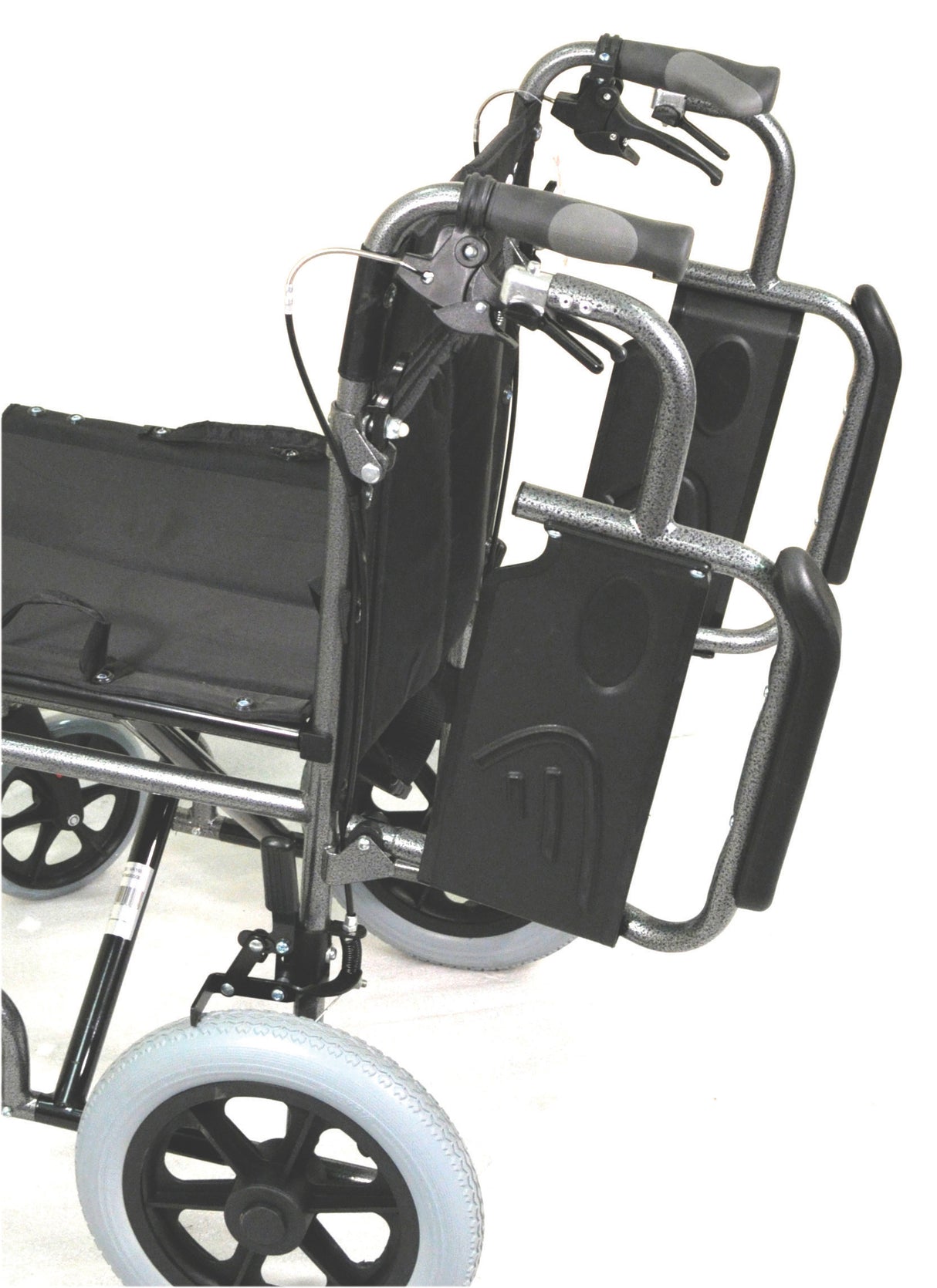 Aidapt Deluxe Attendant Propelled Steel Wheelchair