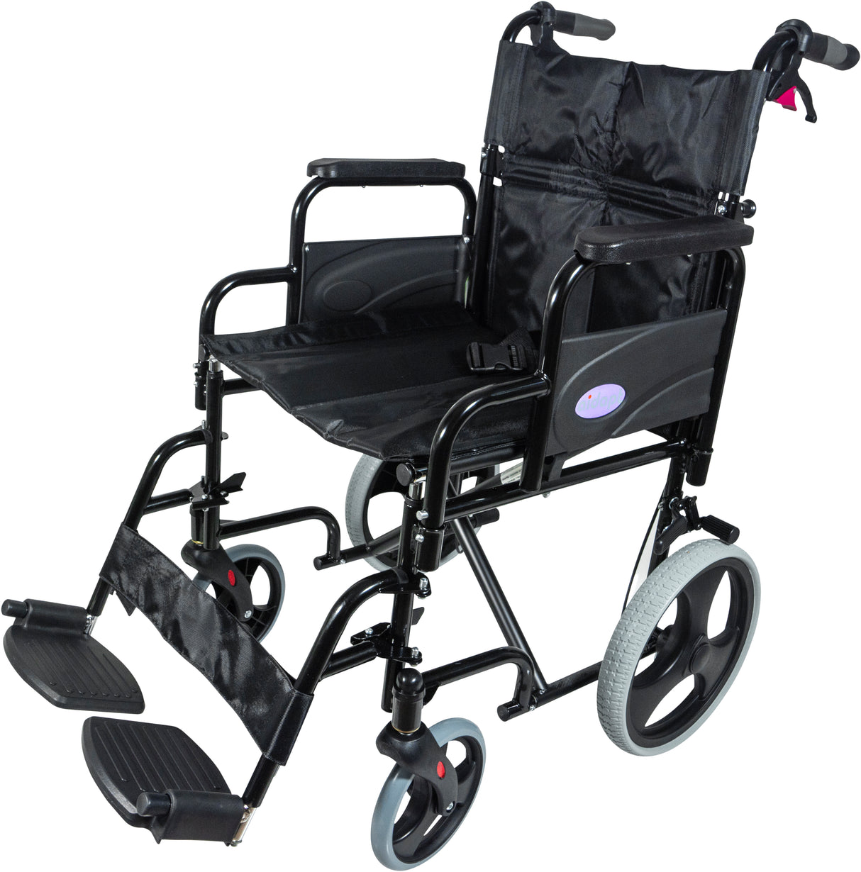 Aidapt Deluxe Attendant Propelled Steel Wheelchair