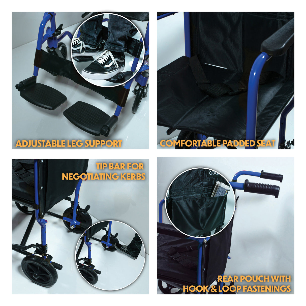 Aidapt Aluminium Compact Transit Wheel Chair