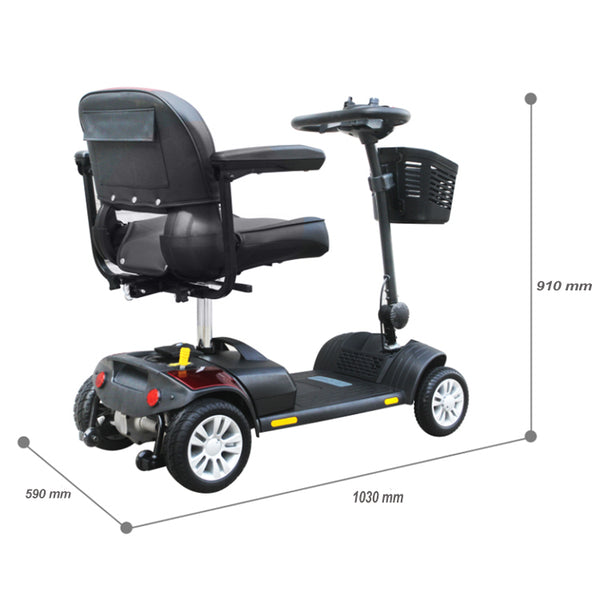 Roma Dallas DX Compact 4-Wheeler Mobility Scooter