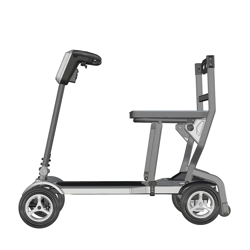 **Ex Demonstration** Monarch Air Mobility Scooter In Grey (4-Wheel Boot Scooter, 14.75 Kg). Includes 12 Month Warranty