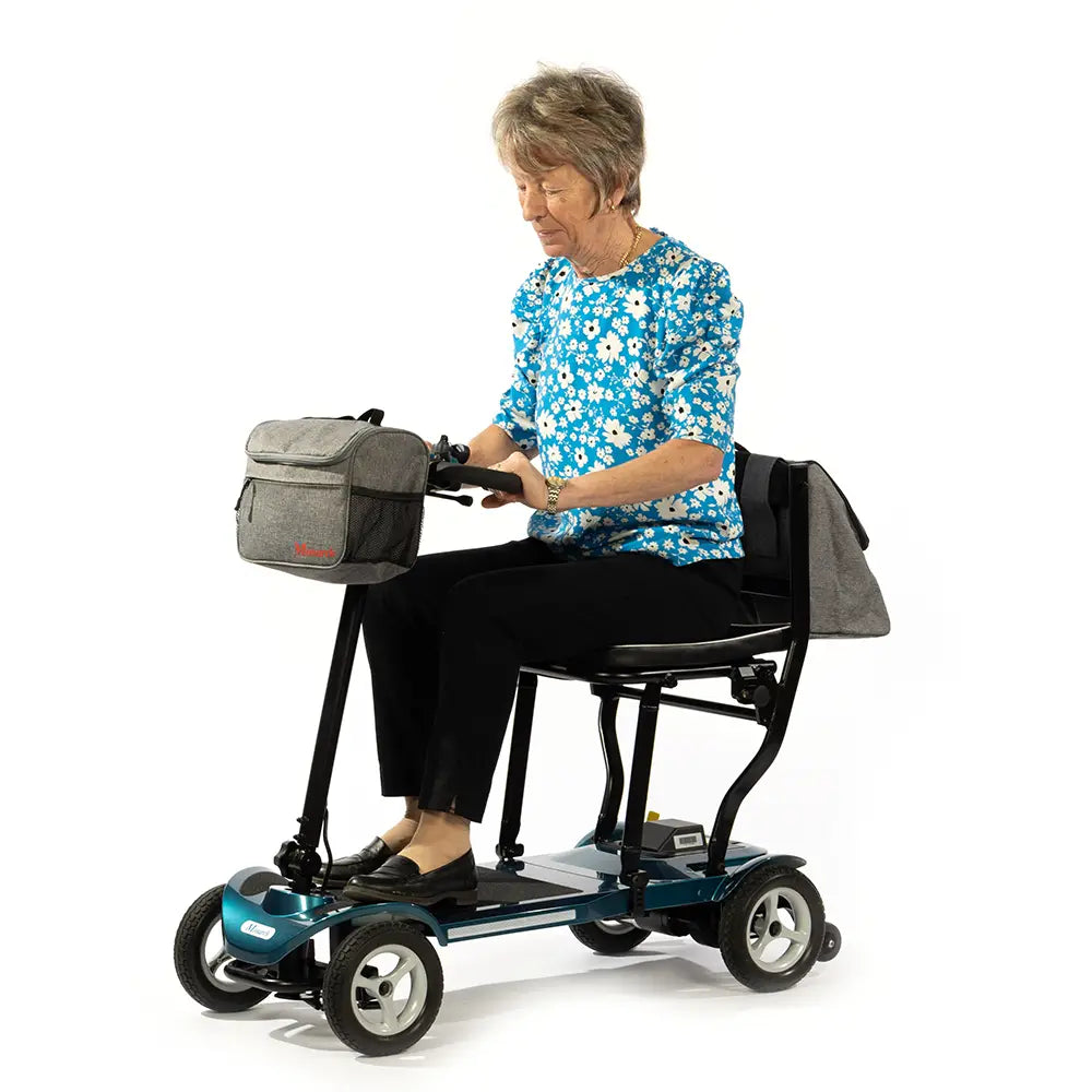 **Ex Demonstration** Monarch Air Mobility Scooter In Grey (4-Wheel Boot Scooter, 14.75 Kg). Includes 12 Month Warranty