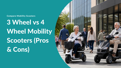 Compare Mobility Scooters: 3 Wheel vs 4 Wheel Mobility Scooters (Pros & Cons)